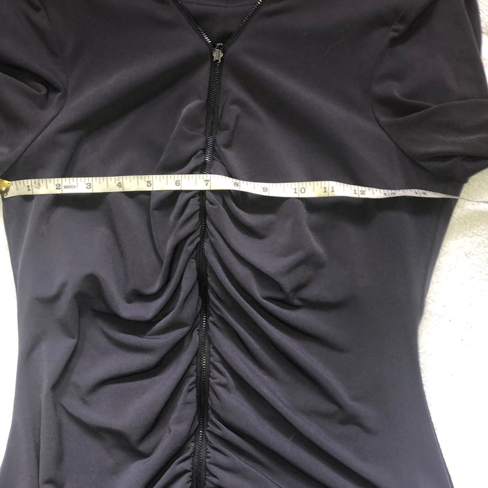 Calvin Klein Zip up jacket/top with ruched front. - Picture 8 of 11